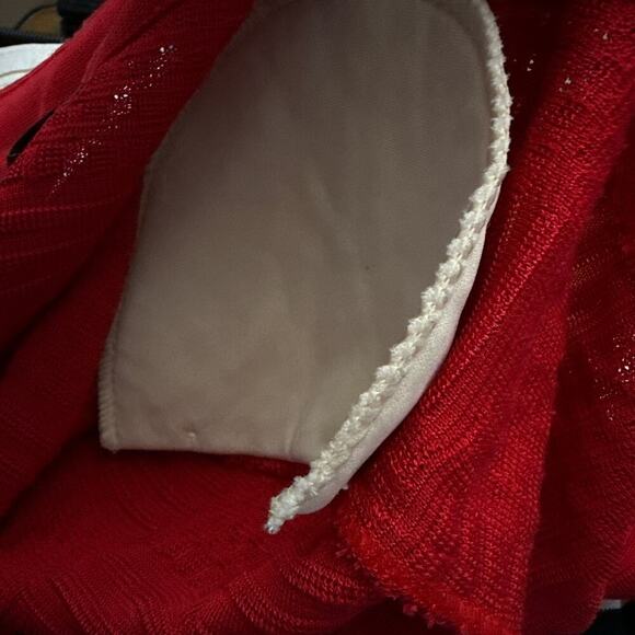 Ming Wang Cardigan Womens 3XL Black Red Open Front Career - Picture 4 of 11